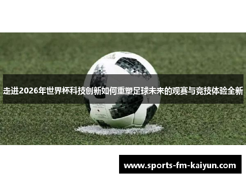 走进2026年世界杯科技创新如何重塑足球未来的观赛与竞技体验全新
